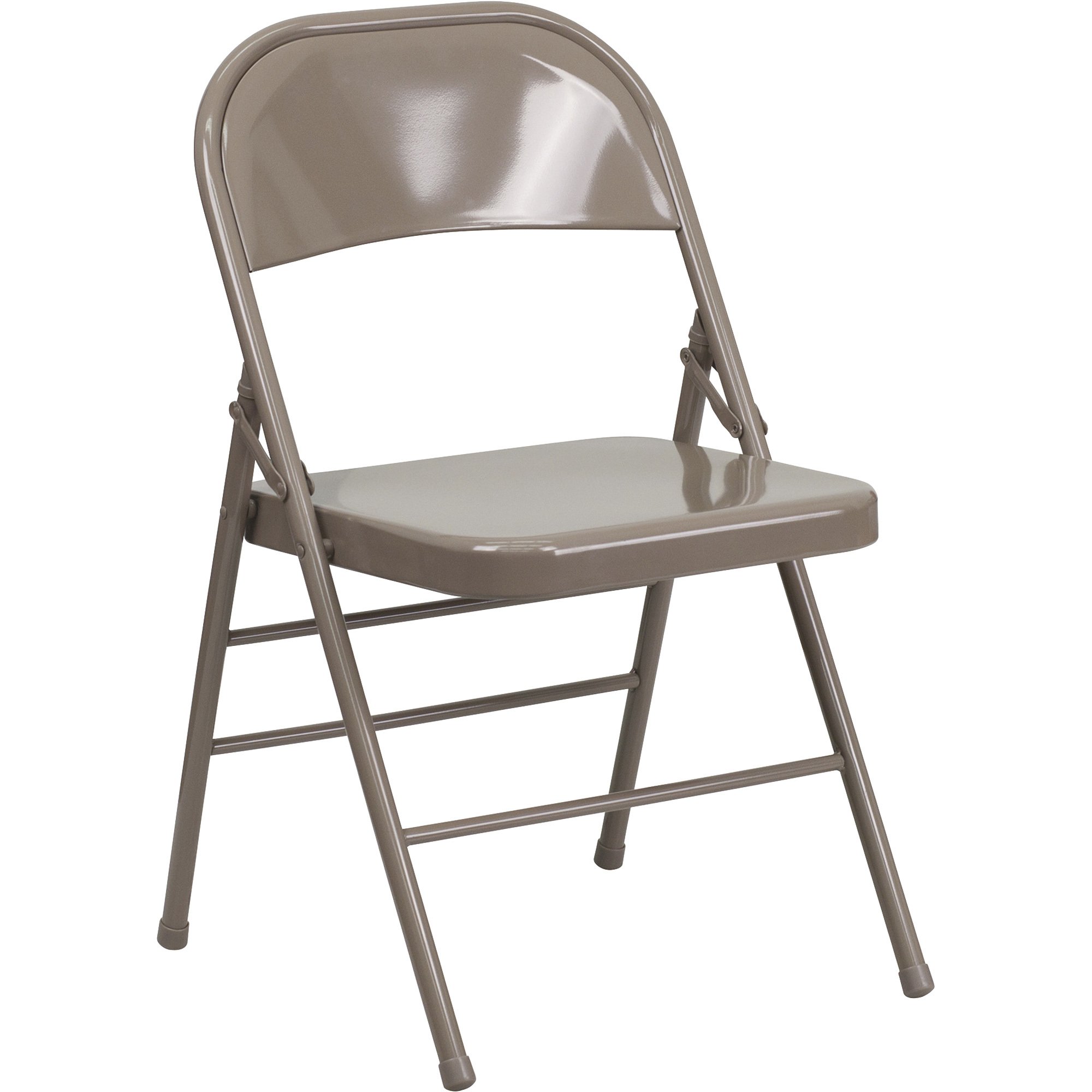 Flash Furniture Metal Folding Chair, 18.5in.W x 19in.D x 30in.H